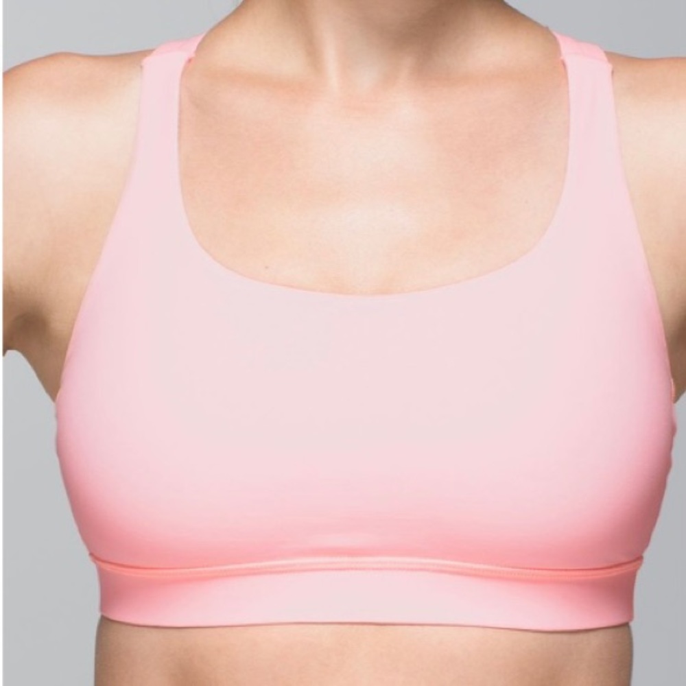 Lululemon Energy Bra in Coral Pink